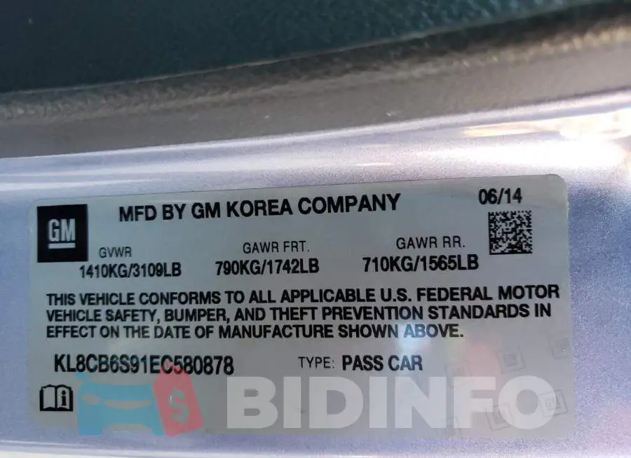 KL8CB6S91EC580878 Photo# 12