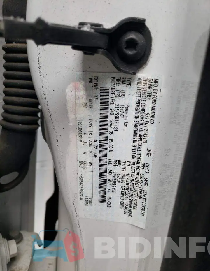1FADP3K28EL124638 Photo# 13