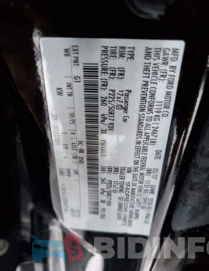 1FADP5EU3HL109672 Photo# 12