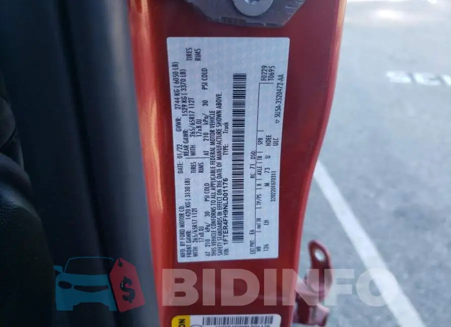 1FTER4FH9NLD01176 Photo# 13
