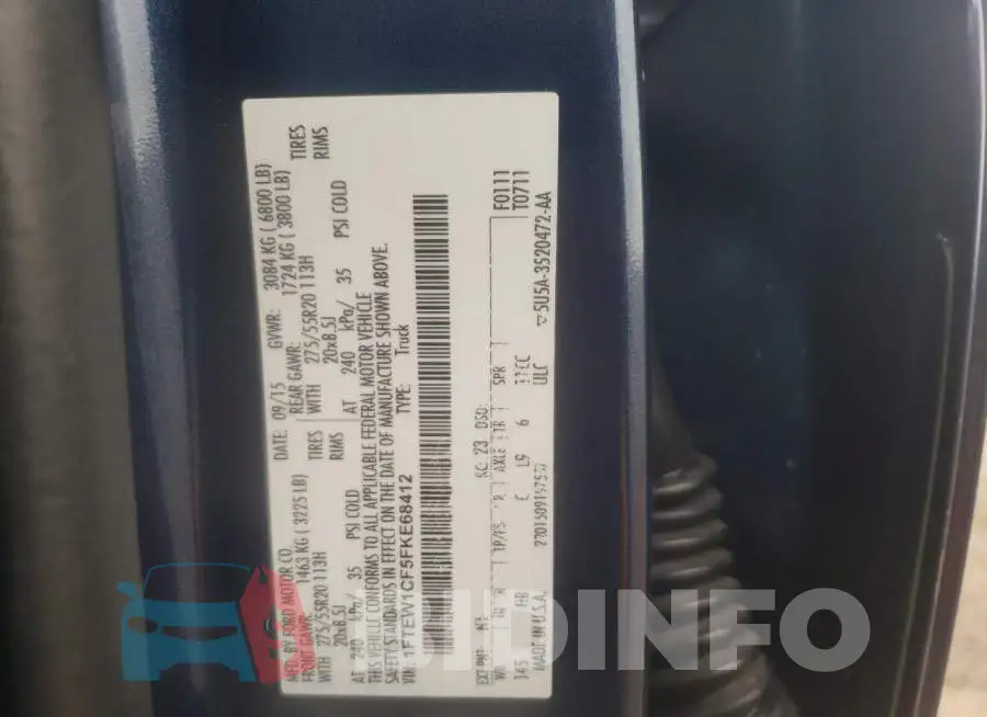 1FTEW1CF5FKE68412 Photo# 12