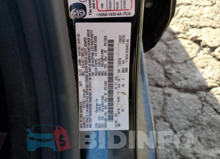 3FADP4EJXFM210977 Photo# 12