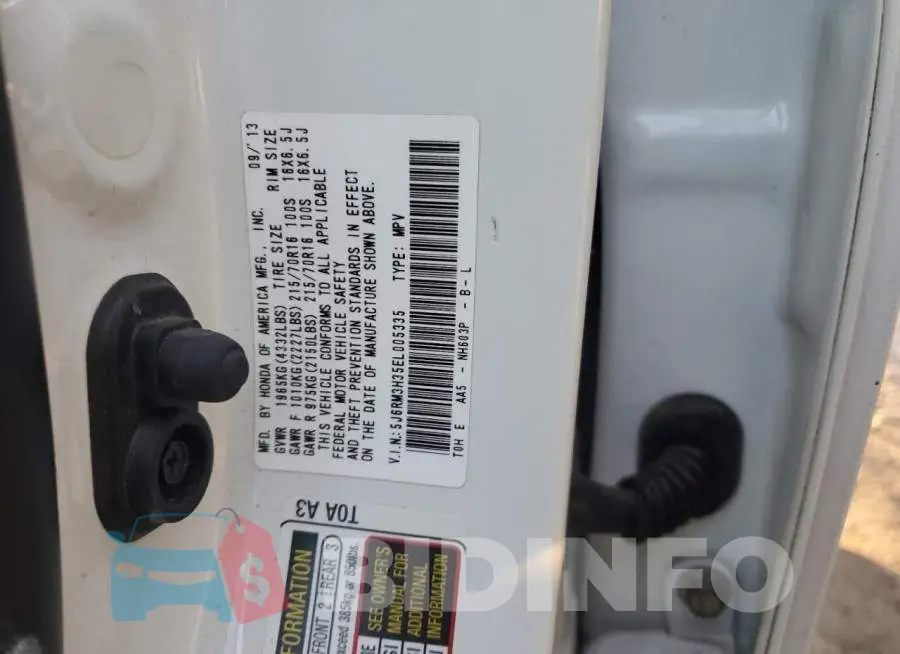 5J6RM3H35EL005335 Photo# 13
