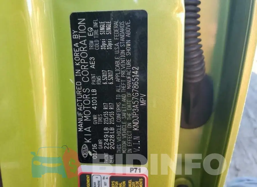 KNDJP3A57G7865142 Photo# 13