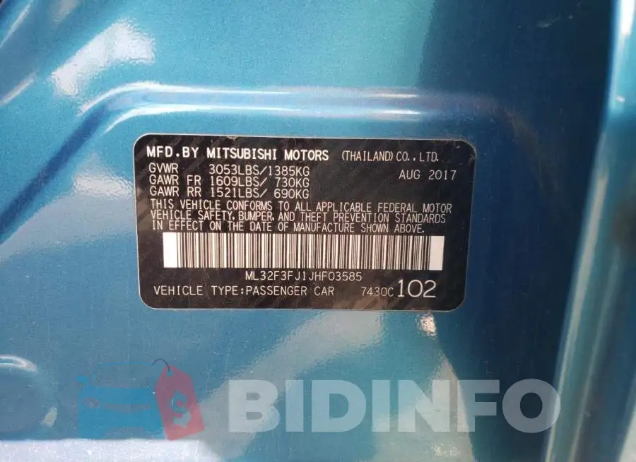 ML32F3FJ1JHF03585 Photo# 13