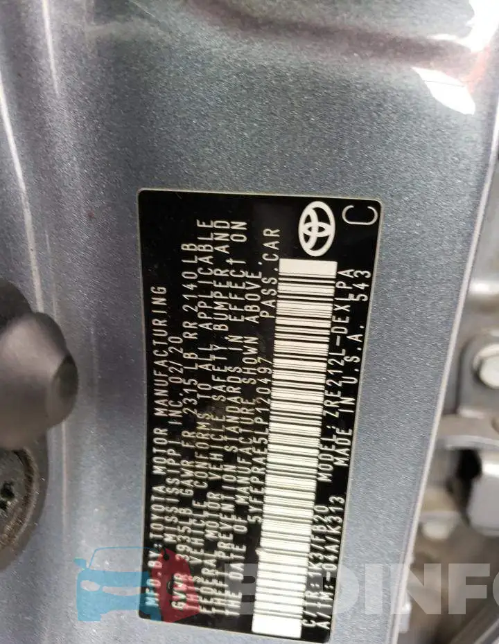 5YFEPRAE5LP120497 Photo# 12