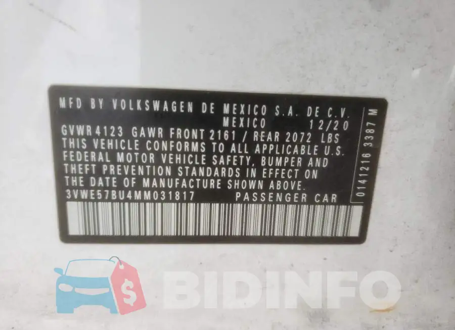 3VWE57BU4MM031817 Photo# 12