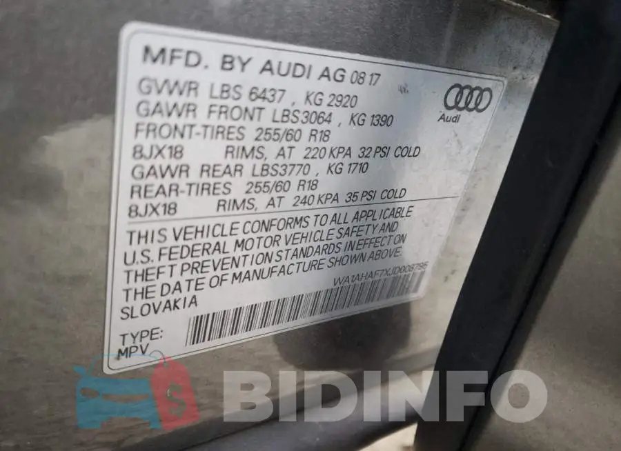 WA1AHAF7XJD008795 Photo# 13