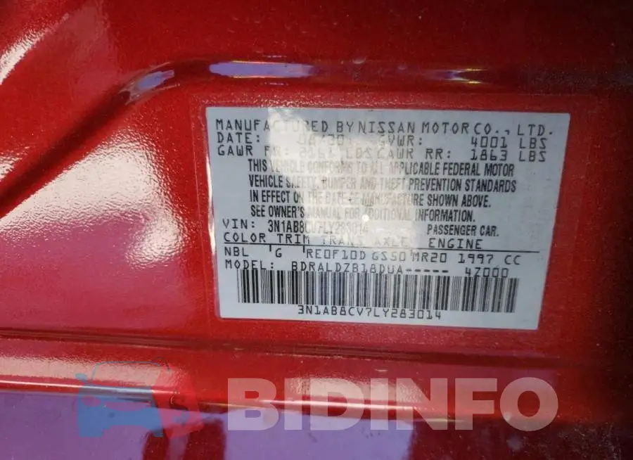 3N1AB8CV7LY283014 Photo# 12