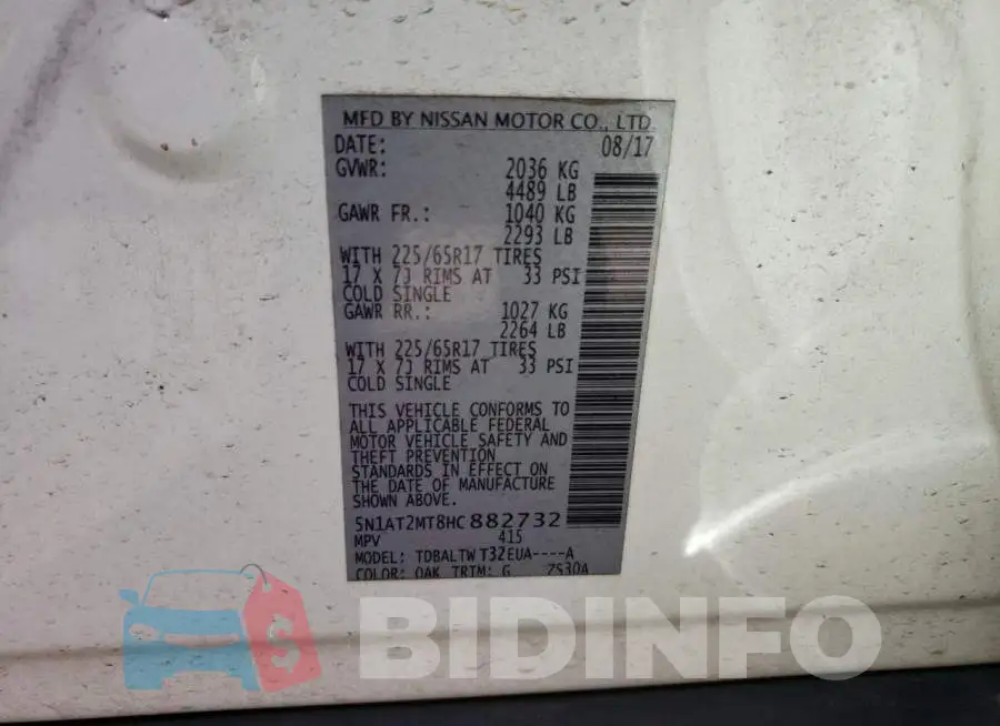 5N1AT2MT8HC882732 Photo# 13