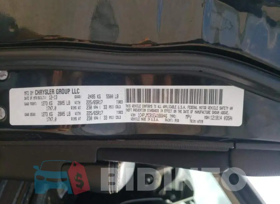 1C4PJMCB1EW166046 Photo# 10