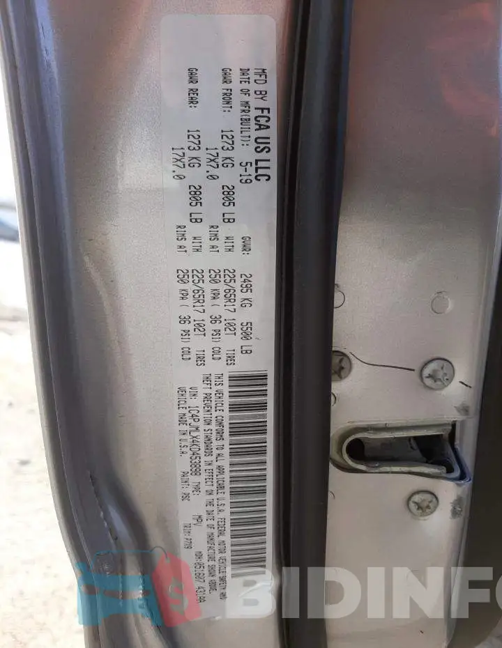 1C4PJMLX4KD453898 Photo# 12