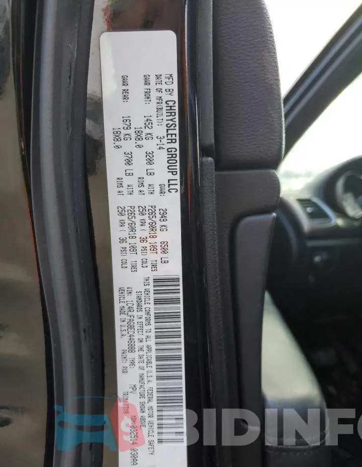 1C4RJFAG8EC446888 Photo# 12