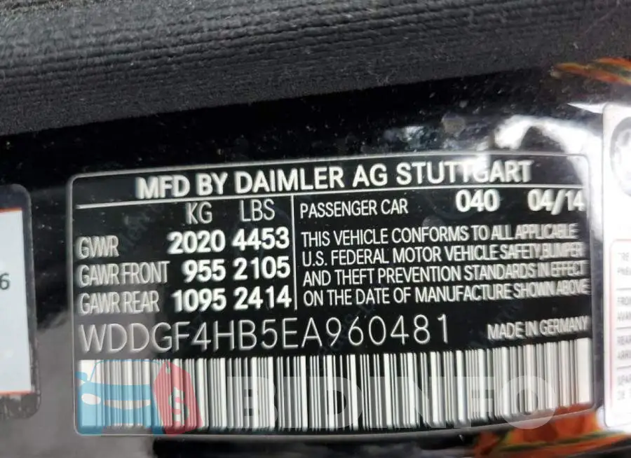 WDDGF4HB5EA960481 Photo# 12
