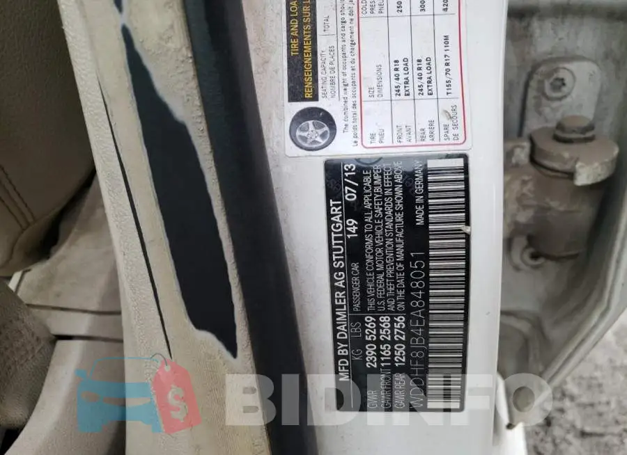 WDDHF8JB4EA848051 Photo# 12