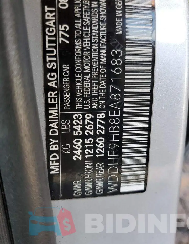 WDDHF9HB8EA871683 Photo# 12