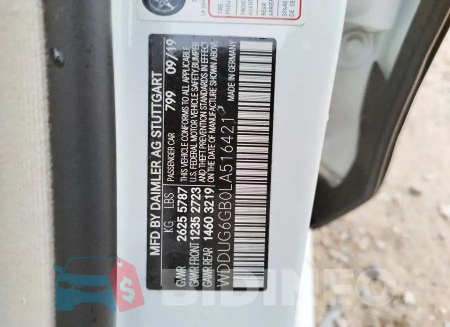 WDDUG6GB0LA516421 Photo# 12