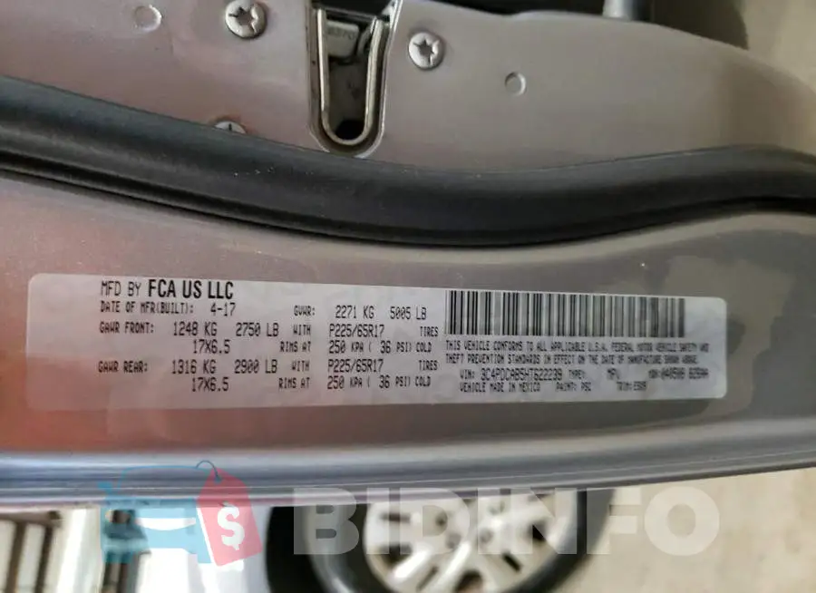 3C4PDCAB5HT622239 Photo# 12