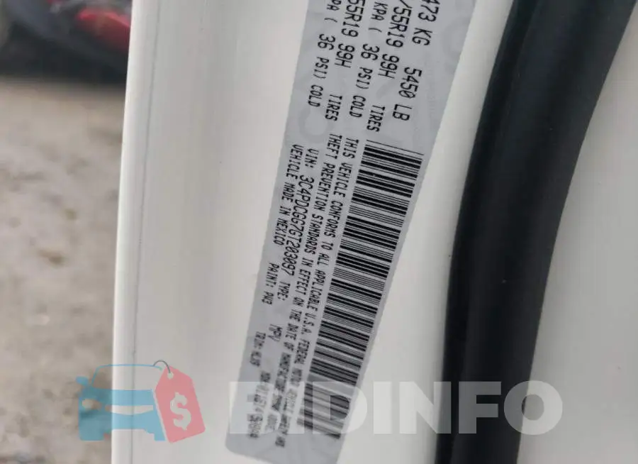 3C4PDCGG7GT203097 Photo# 12