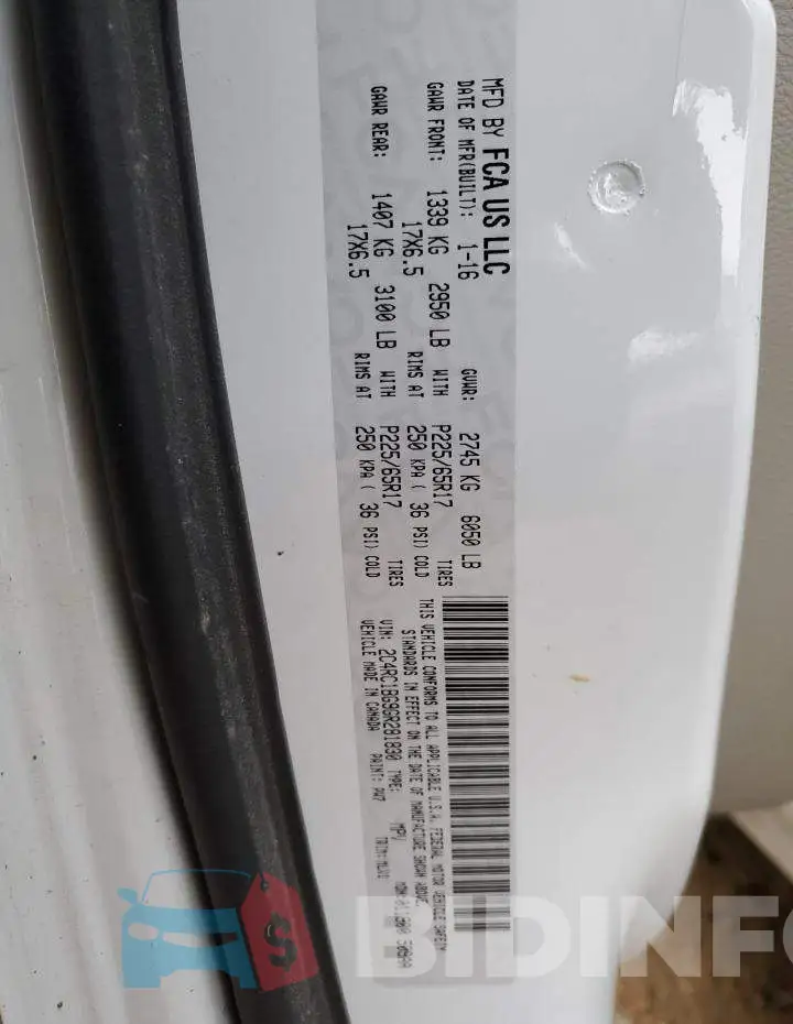 2C4RC1BG9GR281830 Photo# 14