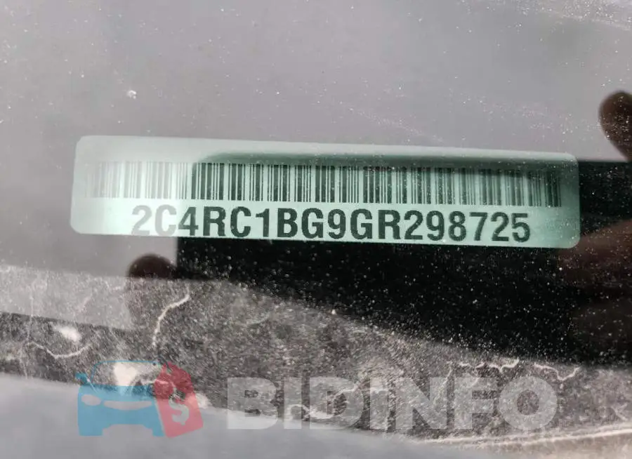 2C4RC1BG9GR298725 Photo# 10