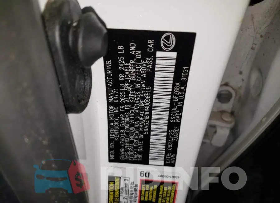 58AGZ1B10MU096506 Photo# 12