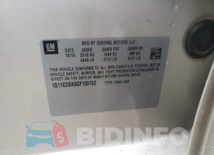 1G11C5SA8GF155152 Photo# 12