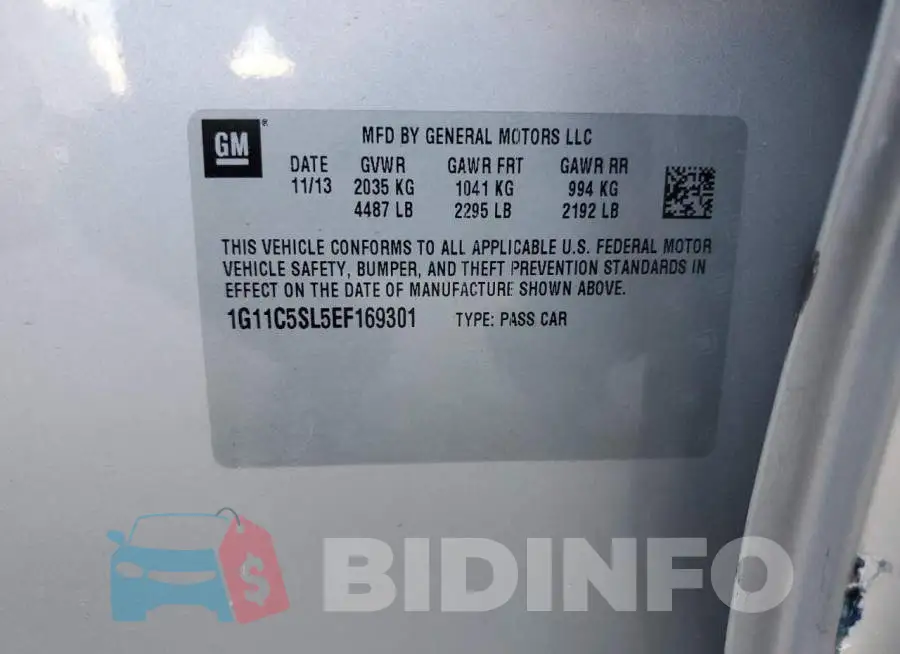 1G11C5SL5EF169301 Photo# 12
