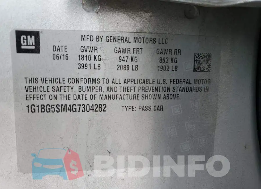 1G1BG5SM4G7304282 Photo# 13