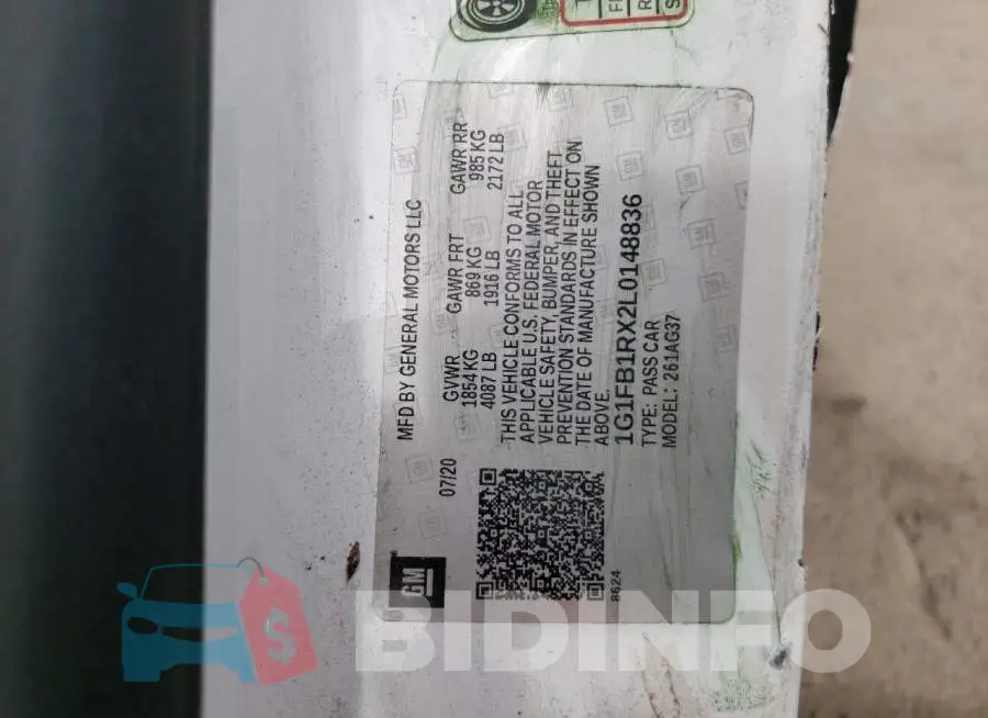 1G1FB1RX2L0148836 Photo# 13