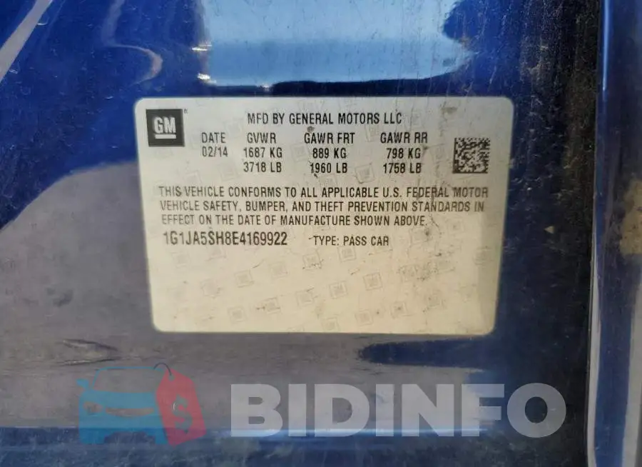 1G1JA5SH8E4169922 Photo# 12