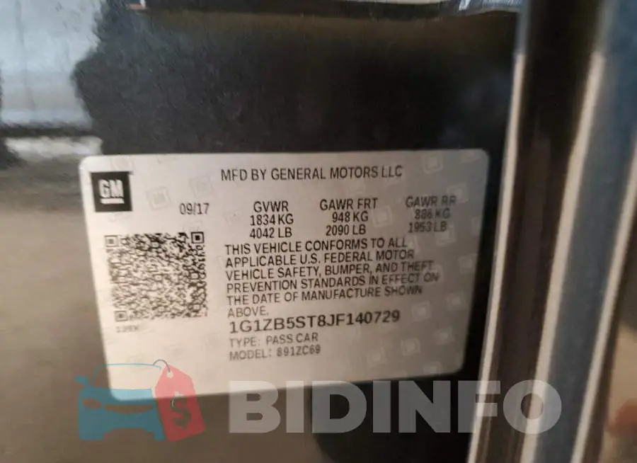 1G1ZB5ST8JF140729 Photo# 13
