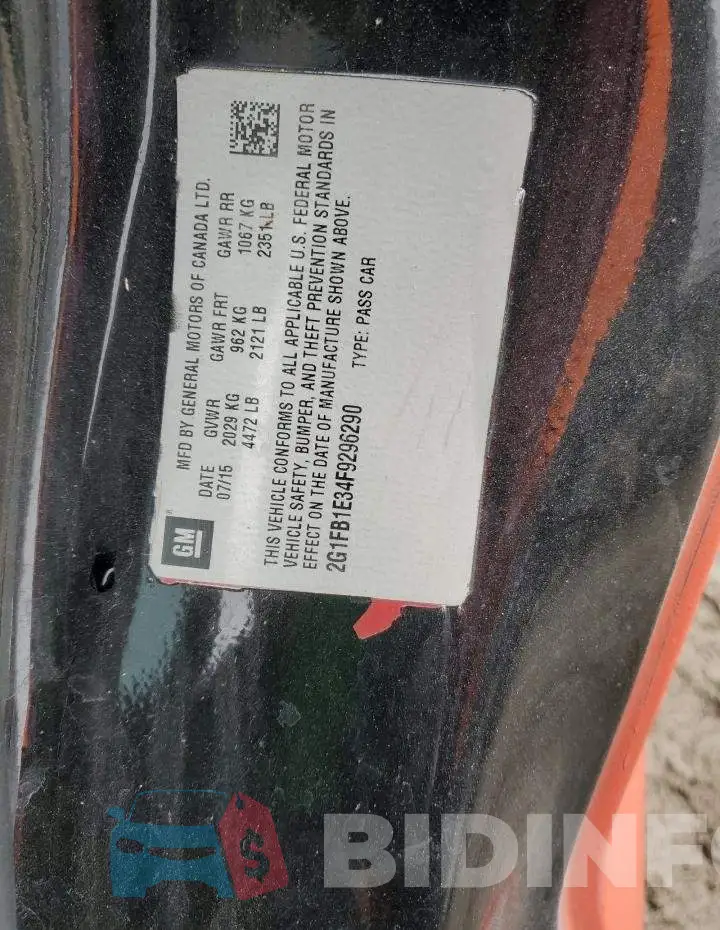 2G1FB1E34F9296290 Photo# 13