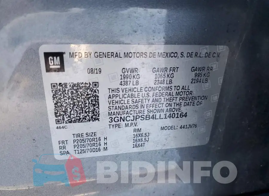 3GNCJPSB4LL140164 Photo# 13