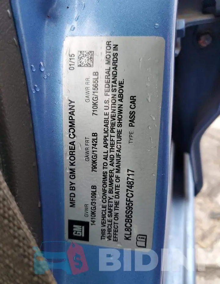 KL8CB6S95FC748717 Photo# 13