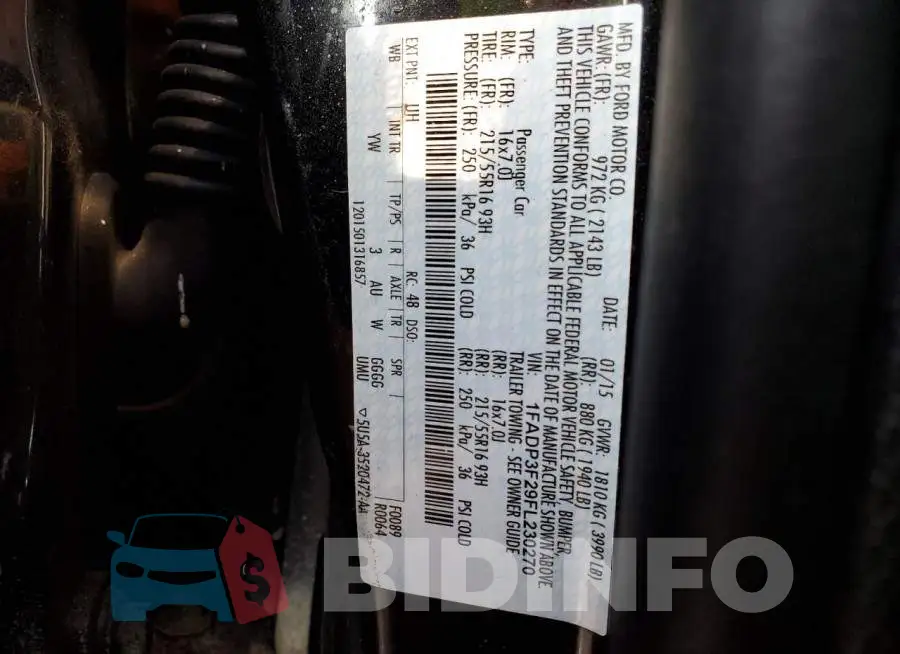 1FADP3F29FL230270 Photo# 12
