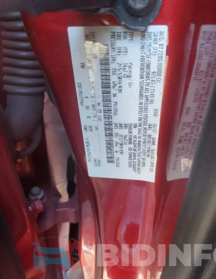 1FADP3F29HL232457 Photo# 13