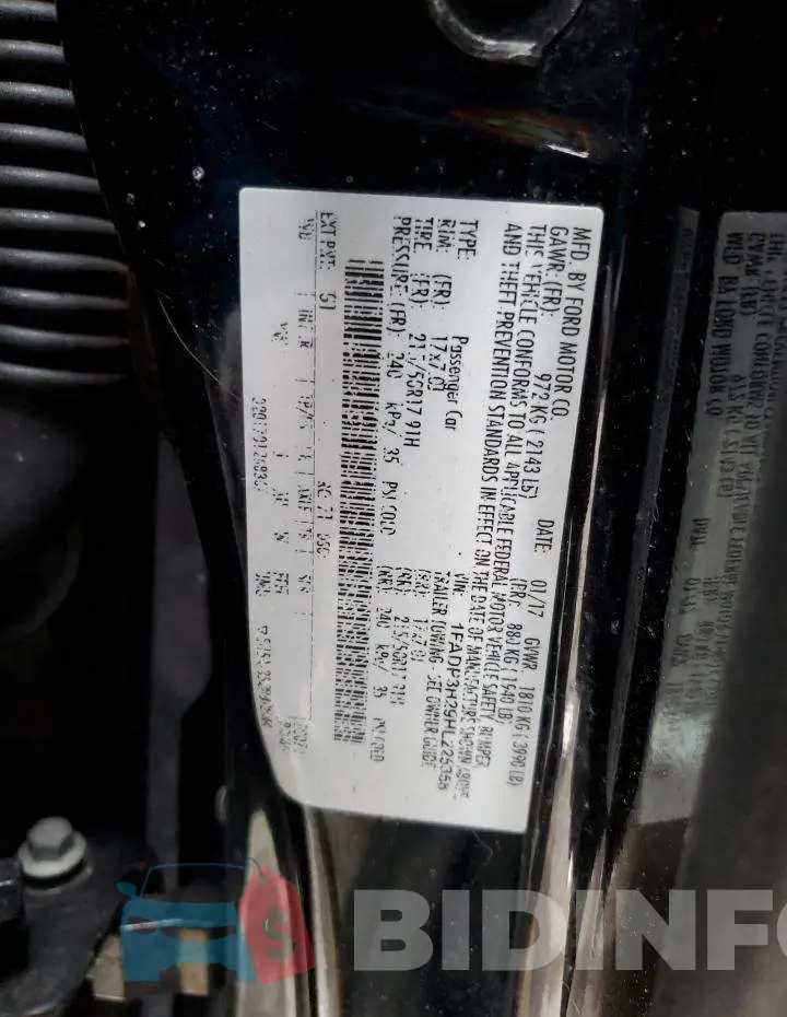 1FADP3H29HL225358 Photo# 12