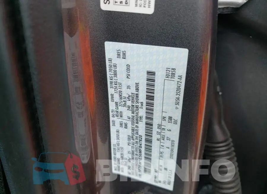 1FTFW1E56MFB47820 Photo# 10