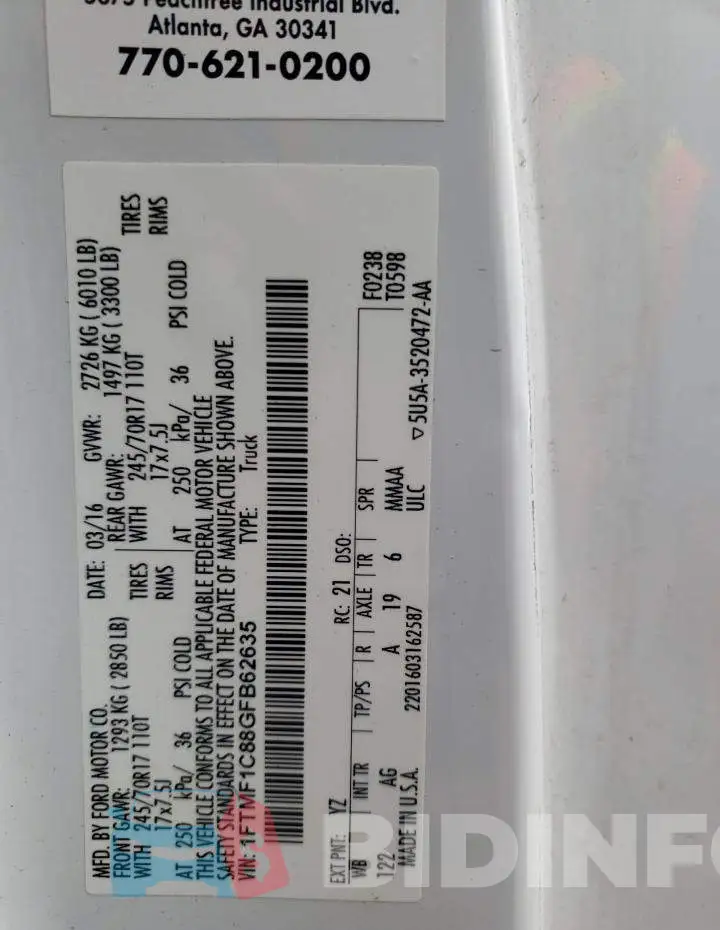 1FTMF1C88GFB62635 Photo# 12