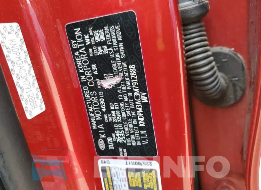 KNDPM3AC3M7912888 Photo# 13
