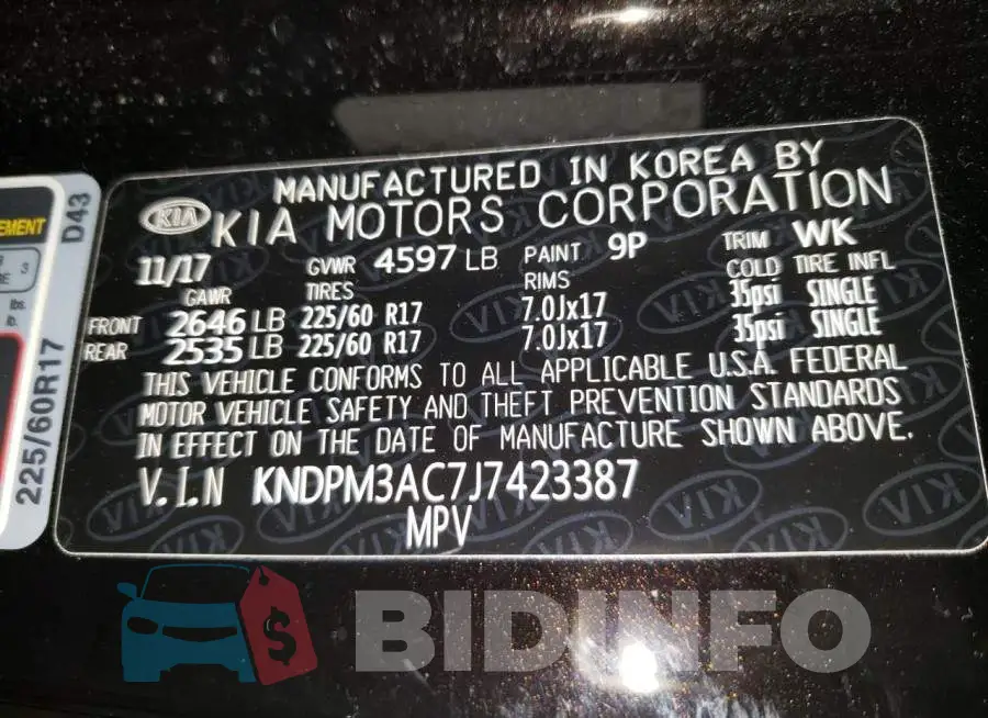 KNDPM3AC7J7423387 Photo# 12