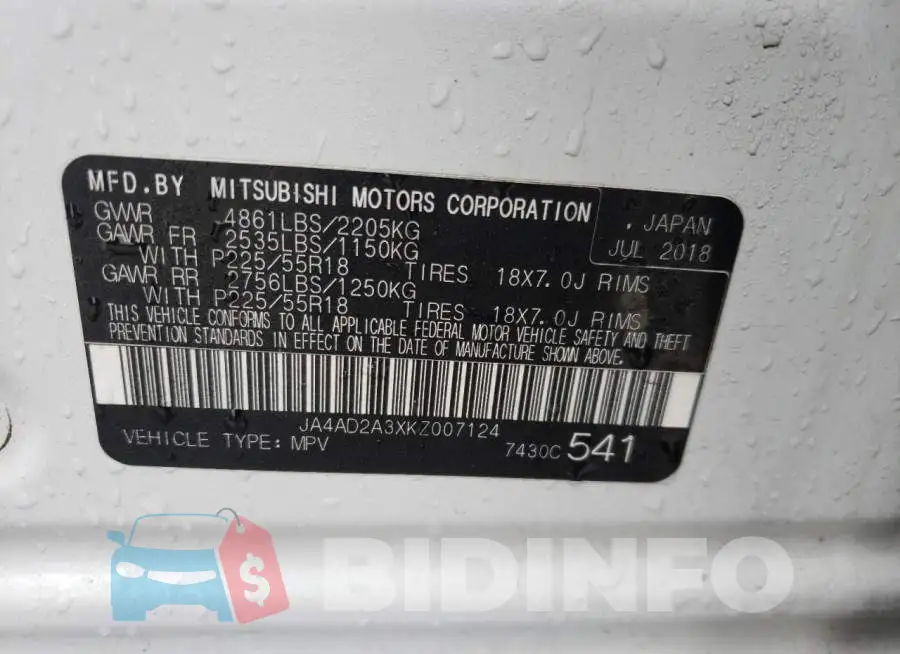 JA4AD2A3XKZ007124 Photo# 13