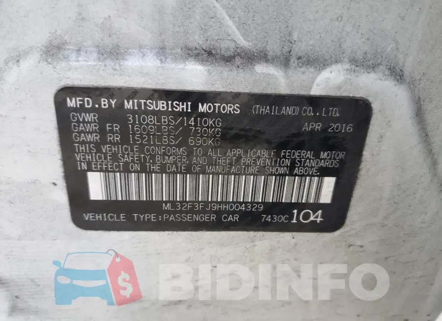 ML32F3FJ9HH004329 Photo# 12