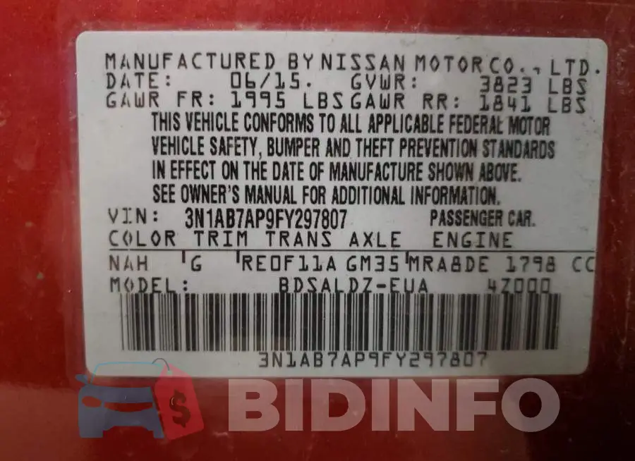 3N1AB7AP9FY297807 Photo# 12