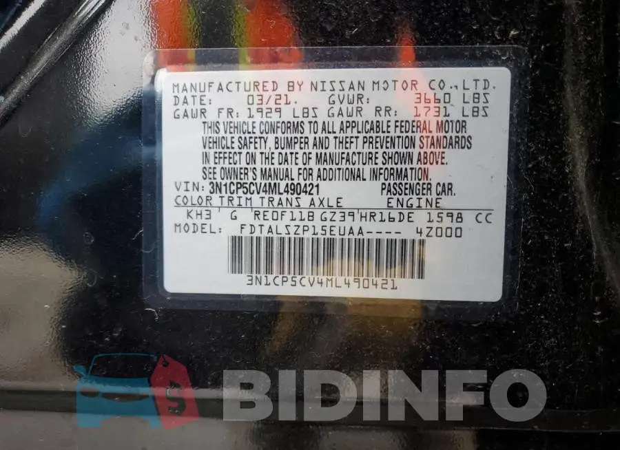 3N1CP5CV4ML490421 Photo# 14
