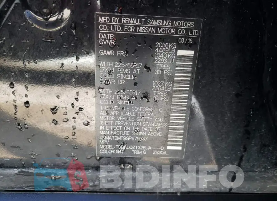 KNMAT2MT9GP679537 Photo# 13