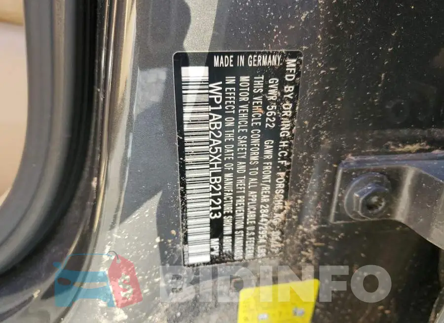 WP1AB2A5XHLB21213 Photo# 14