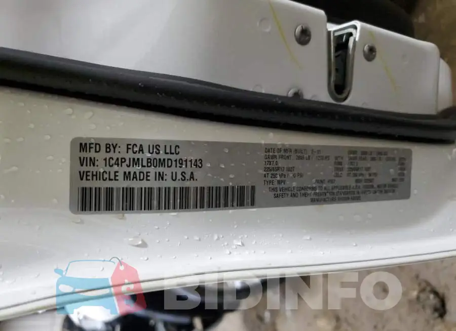 1C4PJMLB0MD191143 Photo# 12