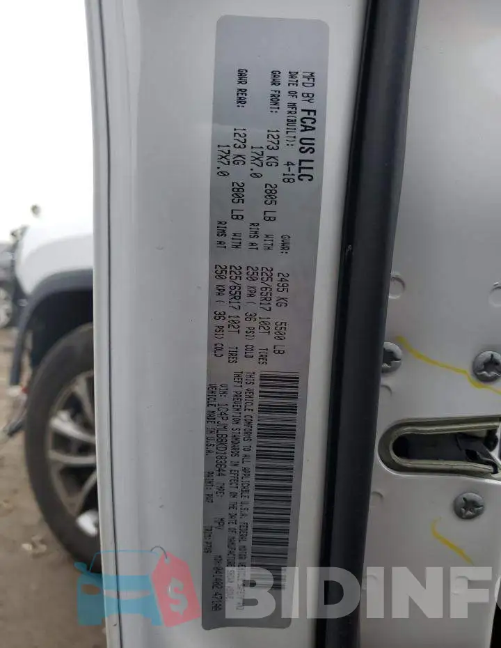 1C4PJMLB8KD183644 Photo# 14